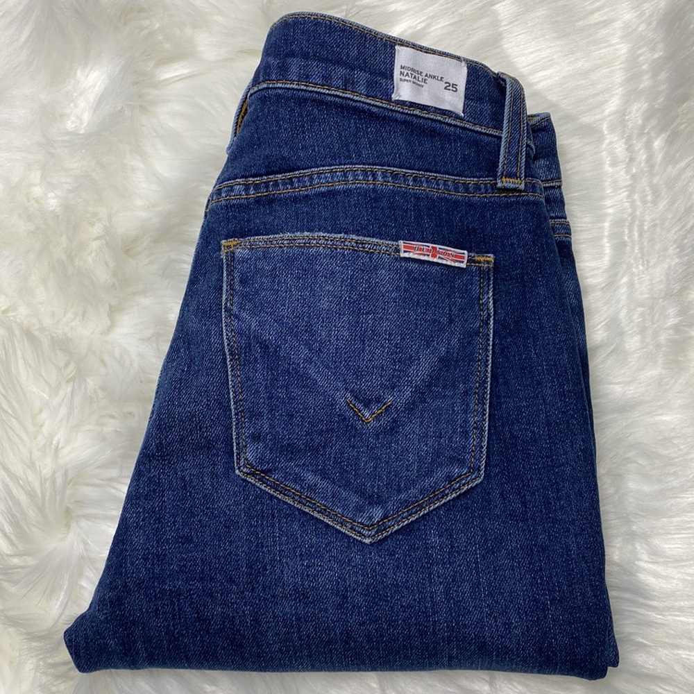 Hudson jeans mid rise ankle Natalie super skinny jeans